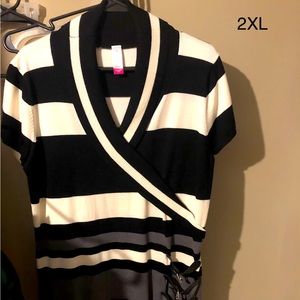 Short sleeve winter dress